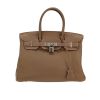 Bolso de mano Hermès  Birkin 30 cm en cuero togo marrón etoupe - 360 thumbnail
