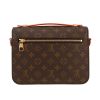 Borsa a tracolla Louis Vuitton  Metis in tela monogram marrone e pelle naturale - Detail D5 thumbnail