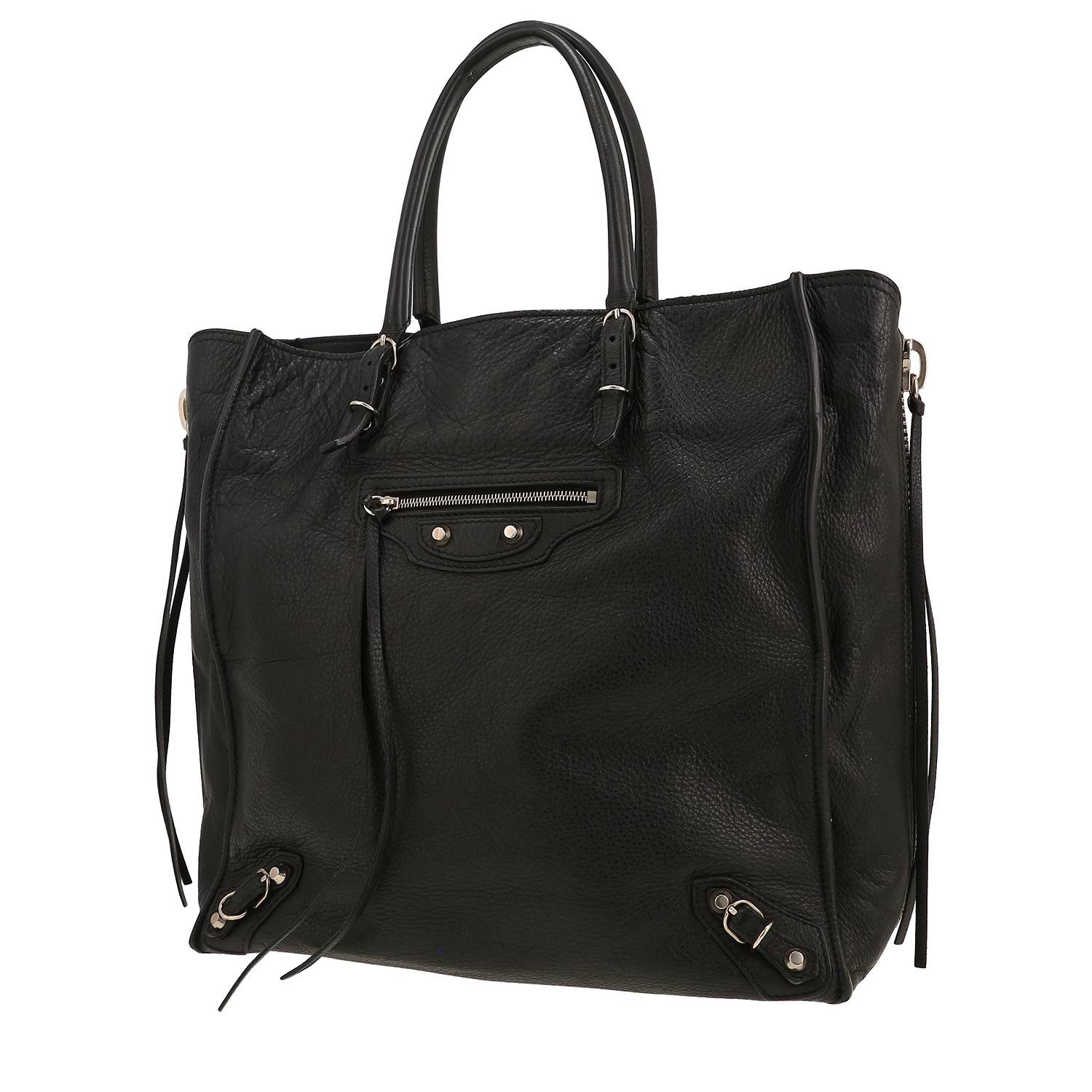 Borsa Balenciaga  Papier in pelle nera