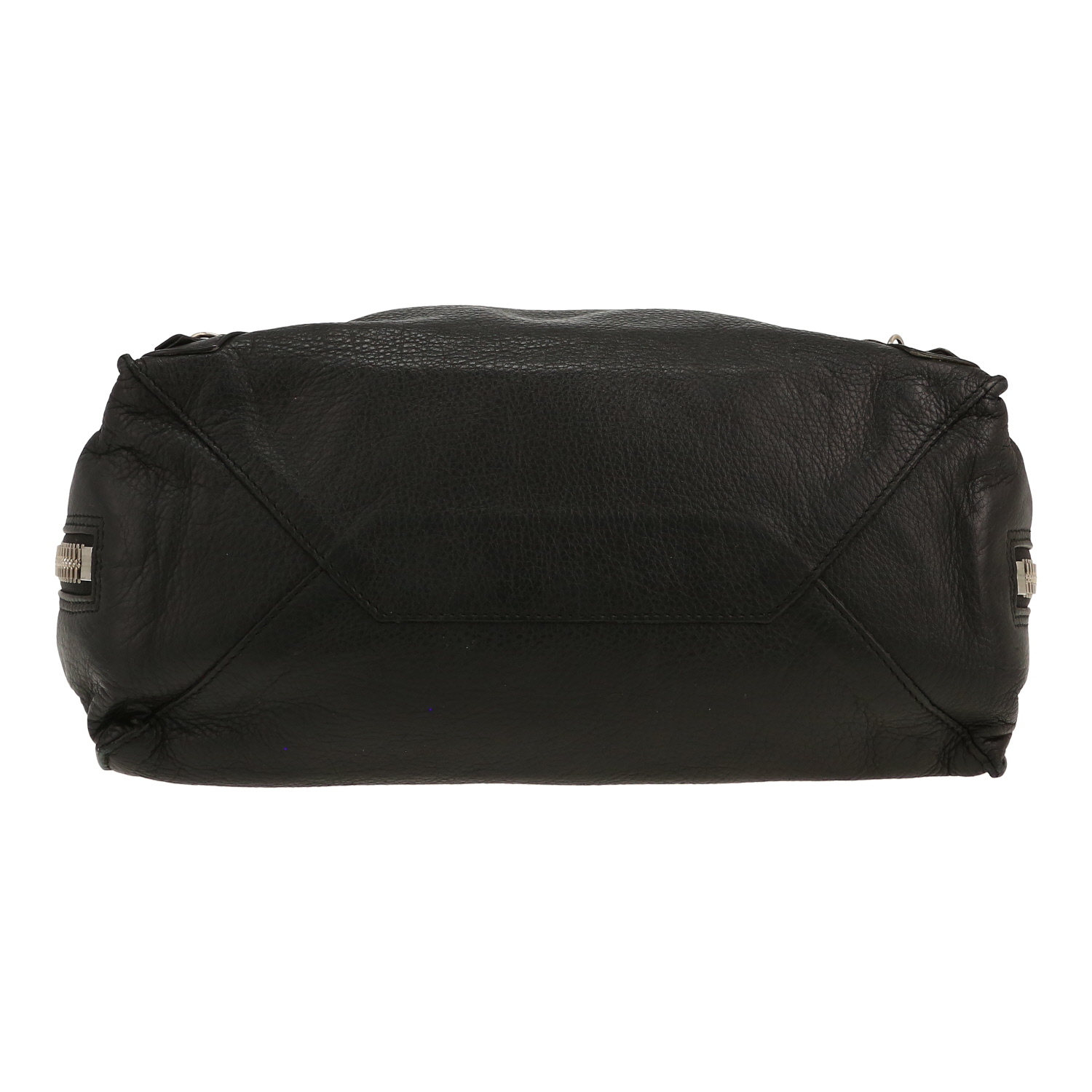 Balenciaga Papier handbag in black leather - Detail D1