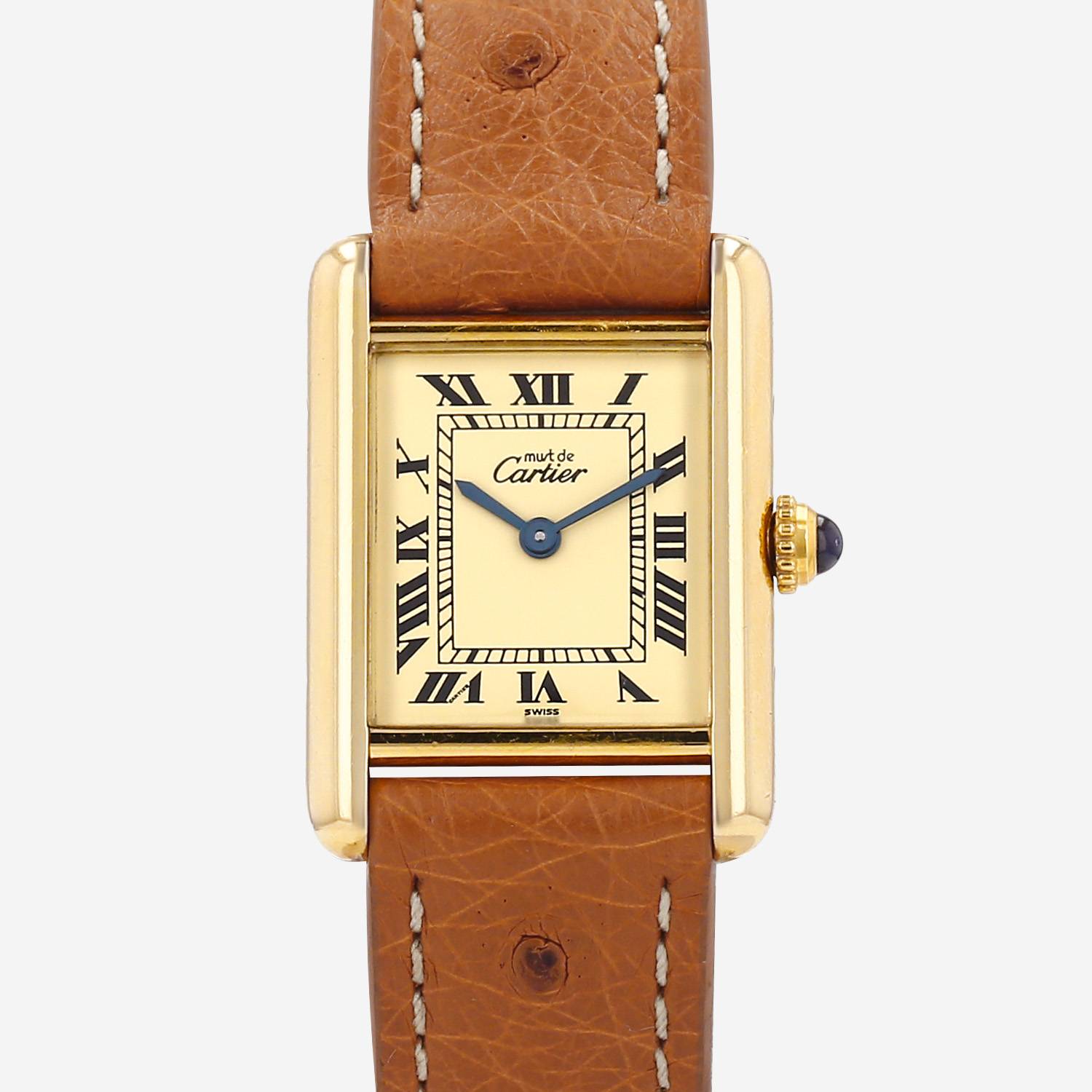 Cartier Tank Must  in vermeil Ref: Cartier - 1613  Circa 1990