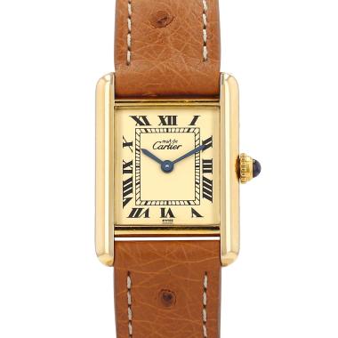 Cartier Tank Must  in vermeil Ref: Cartier - 1613  Circa 1990