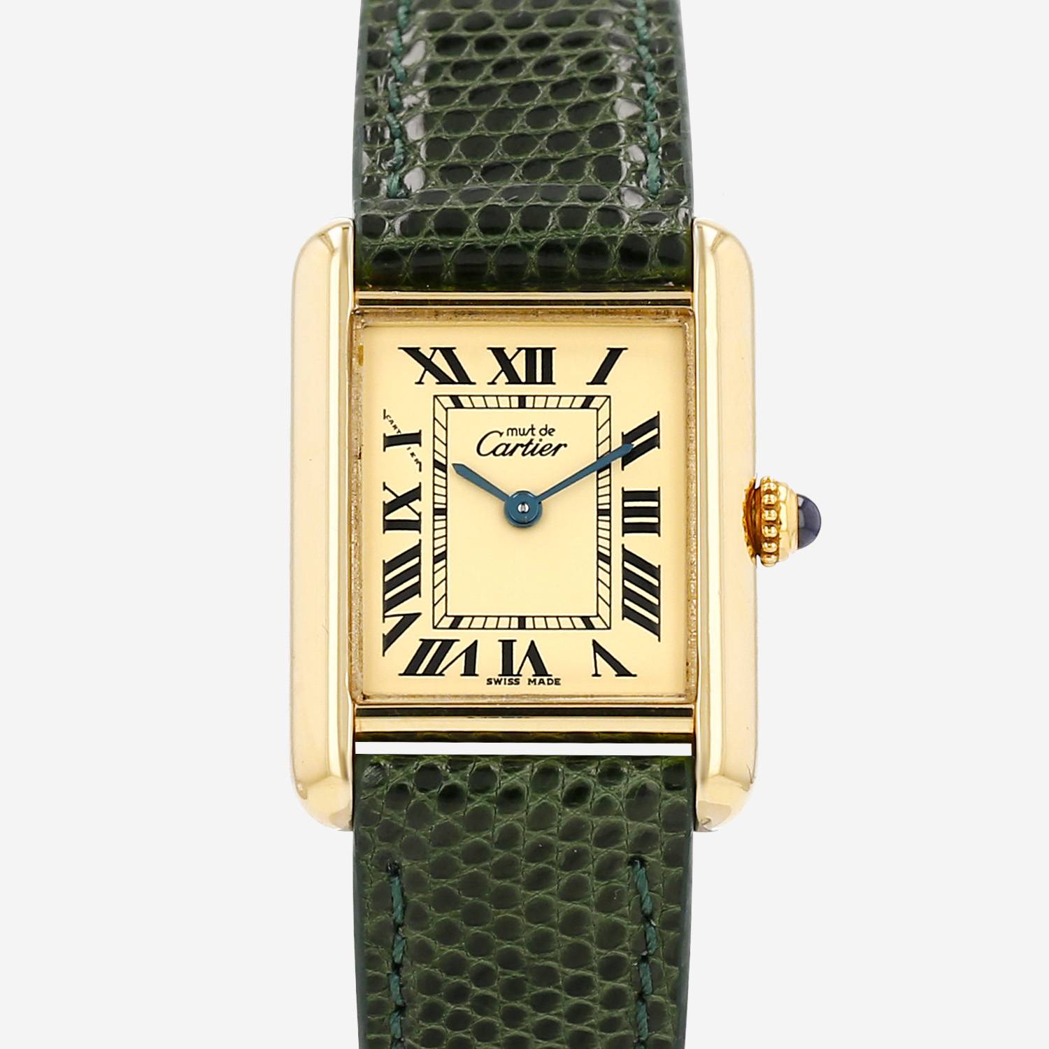 Cartier Tank Must  in vermeil Ref: Cartier - 2415  Circa 1990
