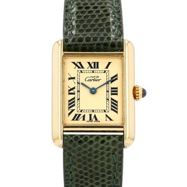Orologio Cartier Tank Must in vermeil Ref: Cartier - 2415  Circa 1990