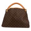 Borsa Louis Vuitton  Artsy in tela monogram marrone e pelle naturale - Detail D4 thumbnail