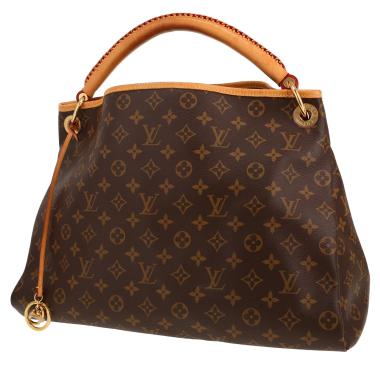 Sac à main Louis Vuitton  Artsy en toile monogram marron et cuir naturel