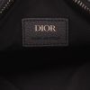 Sac bandoulière Dior  8 en toile monogram Oblique bleue et cuir noir - Detail D2 thumbnail
