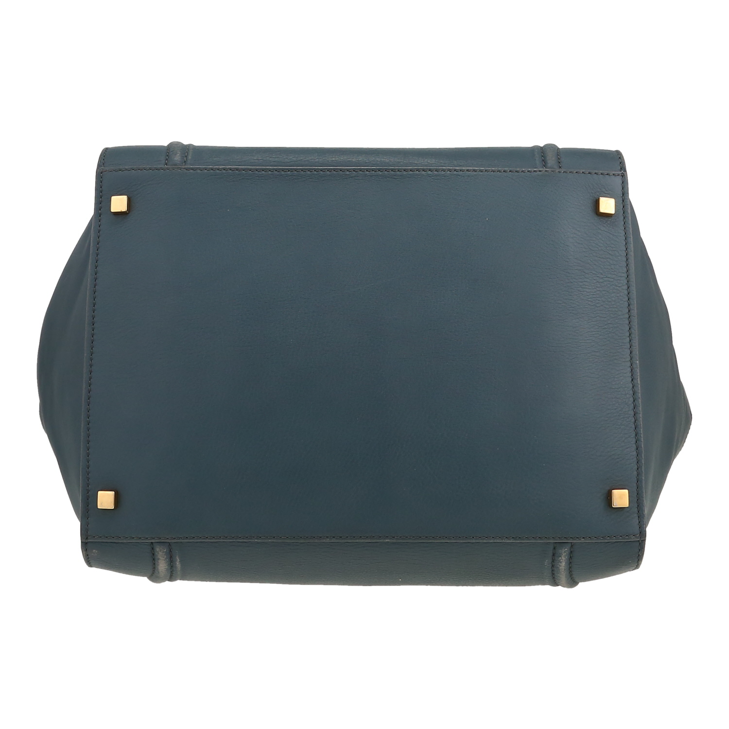 Shopping bag Celine  Cabas Phantom in pelle blu - Detail D1