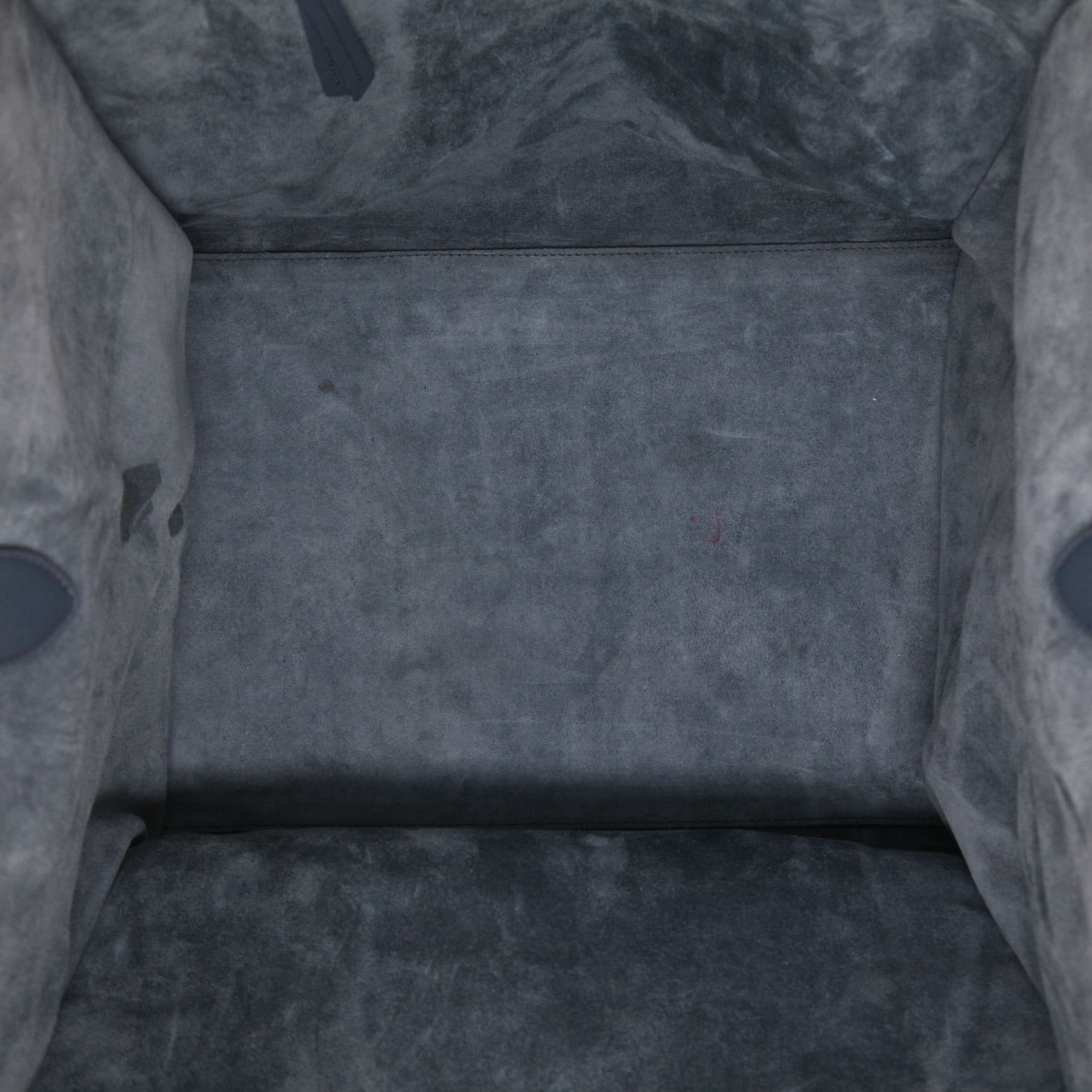 Celine  Cabas Phantom shopping bag  in blue leather - Detail D3