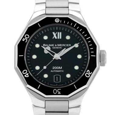 Baume 
Mercier Riviera  in stainless steel Ref: Baume 
Mercier - 65625  Circa 2010