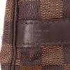 Louis Vuitton  Speedy 25 handbag  in ebene damier canvas  and brown leather - Detail D2 thumbnail