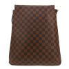 Bolso bandolera Louis Vuitton  Musette Salsa en lona a cuadros ébano y cuero marrón - Detail D4 thumbnail