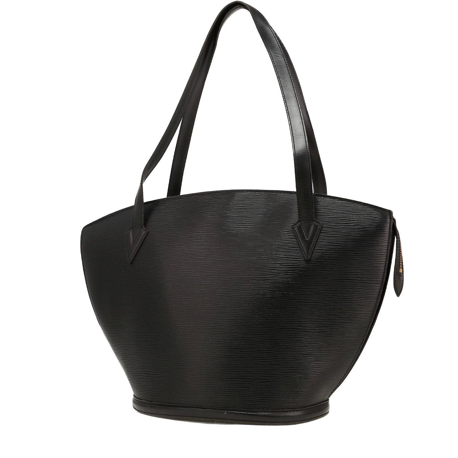 Louis Vuitton Saint Jacques handbag in black epi leather