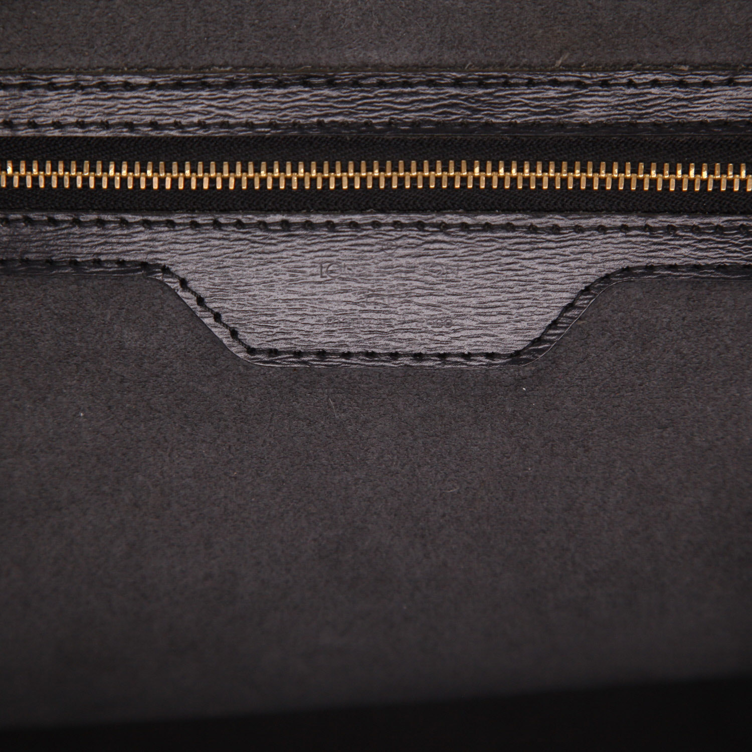Borsa Louis Vuitton Saint Jacques in pelle Epi nera - Detail D2
