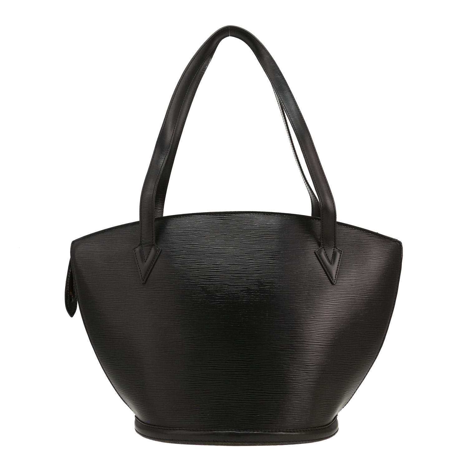 Borsa Louis Vuitton Saint Jacques in pelle Epi nera - Detail D4