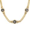 Bulgari Monete long necklace in yellow gold and silver - 00pp thumbnail