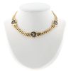 Bulgari Monete long necklace in yellow gold and silver - 360 thumbnail