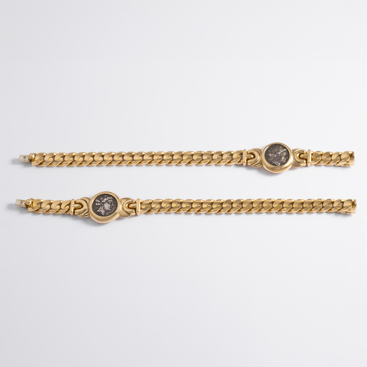 Collar  Bulgari Monete de oro amarillo y plata - Detail D2