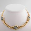 Bulgari Monete long necklace in yellow gold and silver - Detail D3 thumbnail