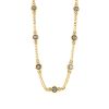 Bulgari Monete long necklace in yellow gold and silver - Detail D4 thumbnail