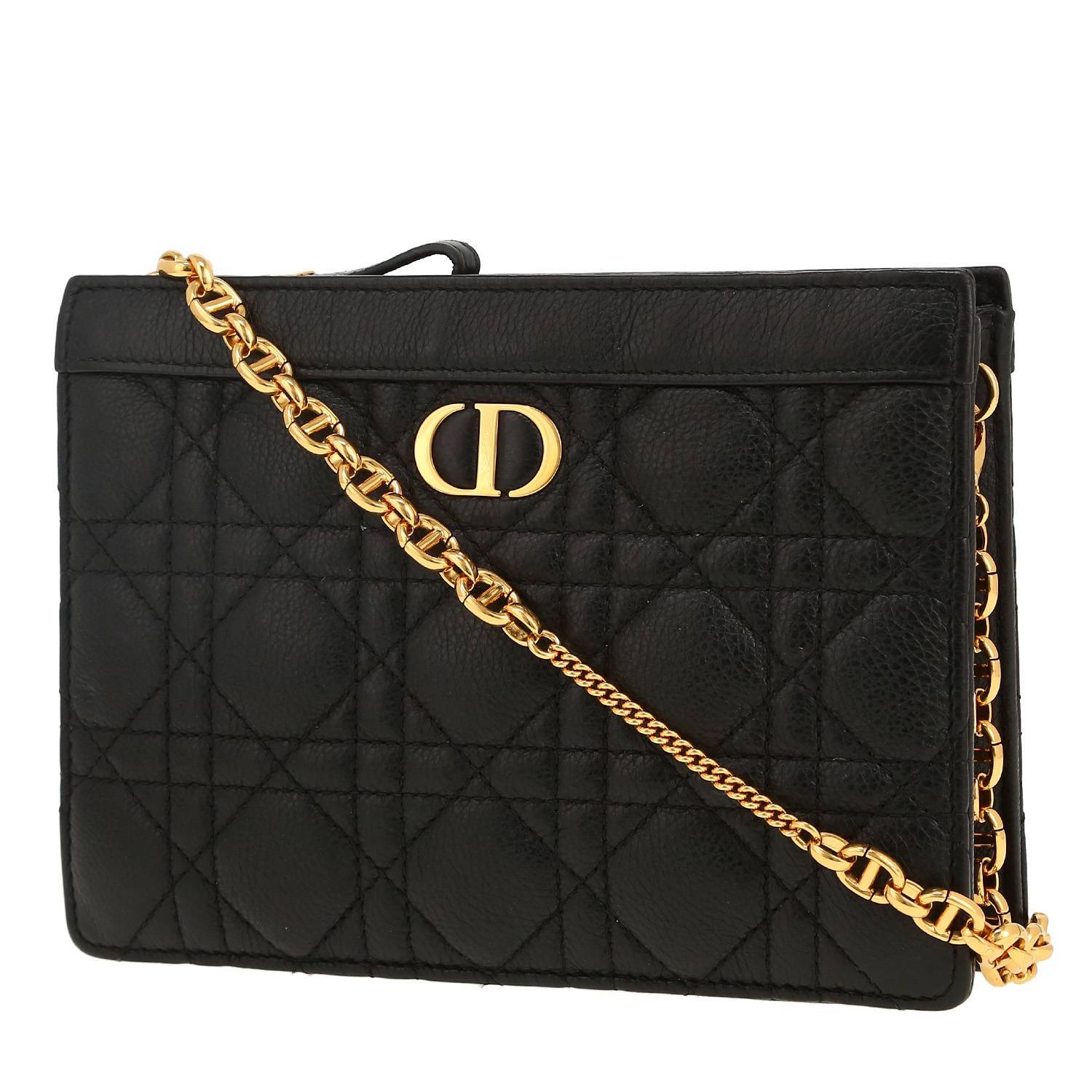 Pochette Dior  Every Dior in pelle cannage nera