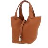 Bolso de mano Hermès  Picotin 18 cm en cuero togo color oro - 00pp thumbnail