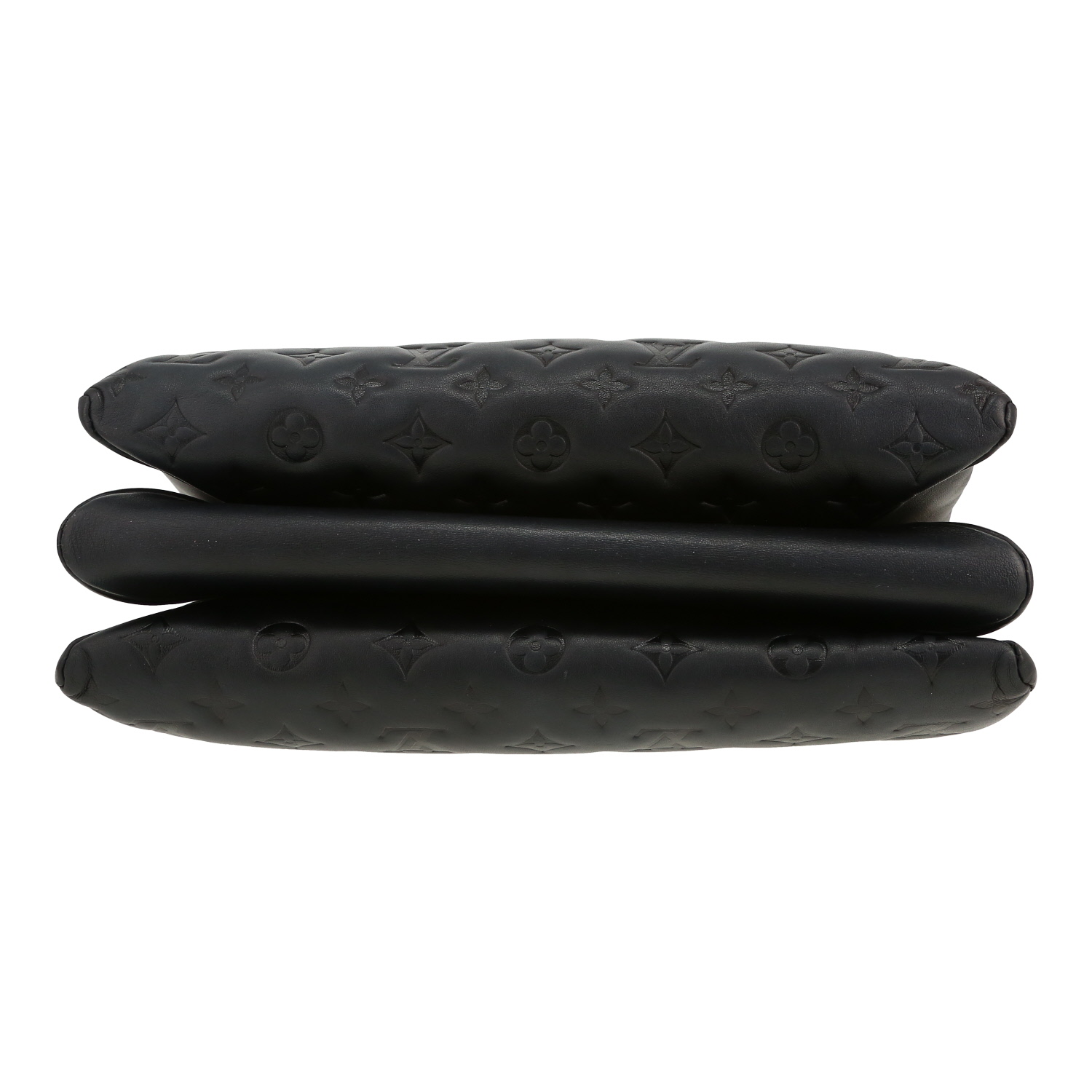 Sac bandoulière Louis Vuitton  Coussin moyen modèle  en cuir monogram noir - Detail D1