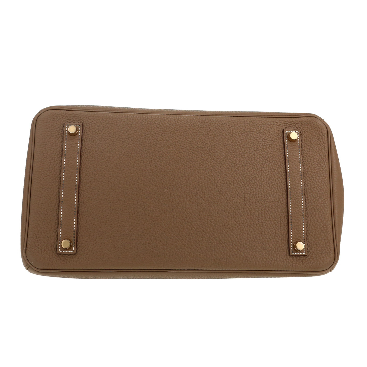 Sac à main Hermès  Birkin 35 cm en cuir togo étoupe - Detail D1