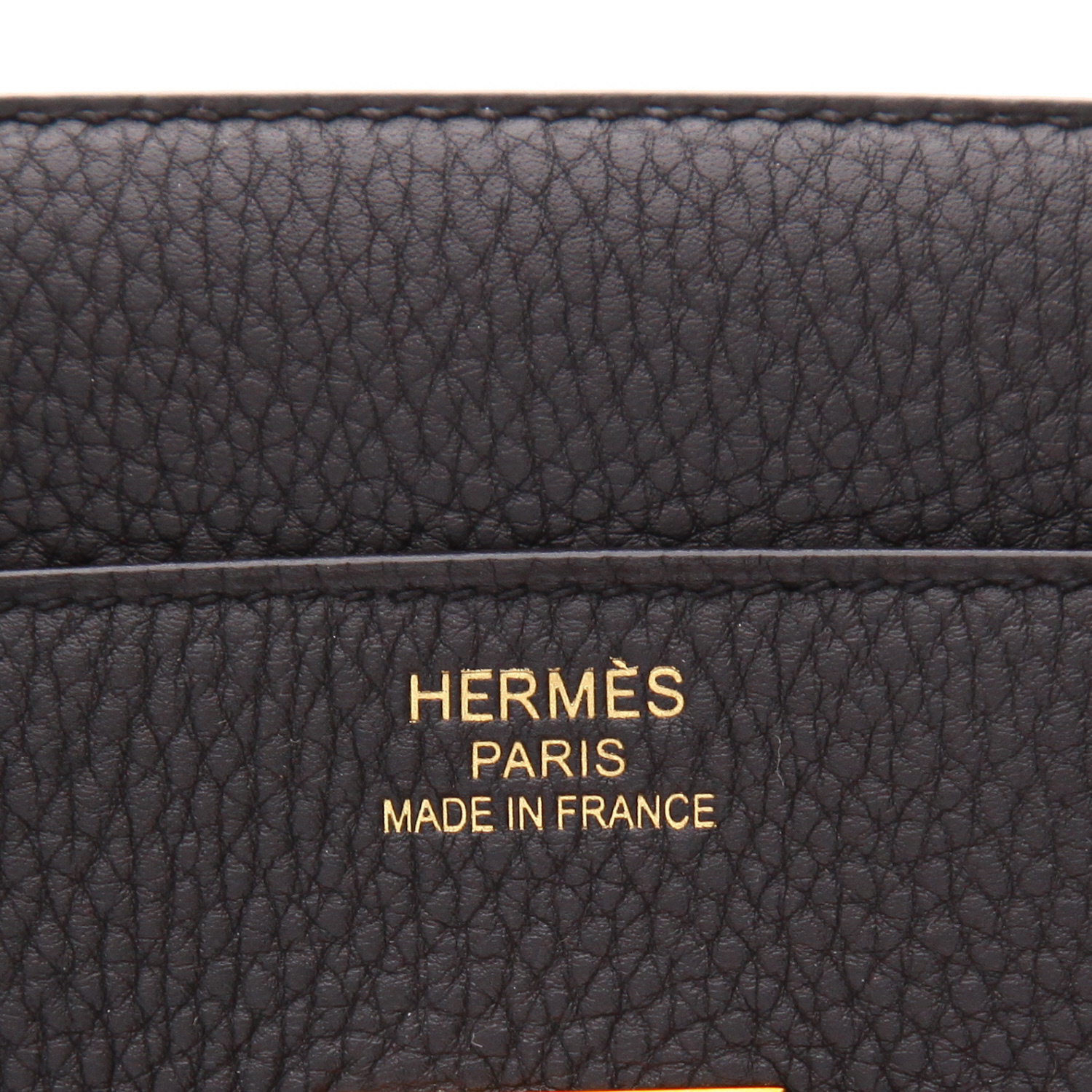 Hermès  Birkin 35 cm handbag  in black togo leather - Detail D2