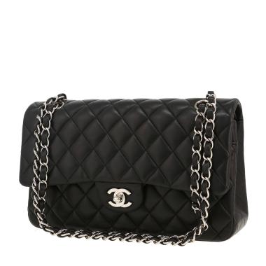 Chanel  Timeless Classic handbag  in black quilted leather