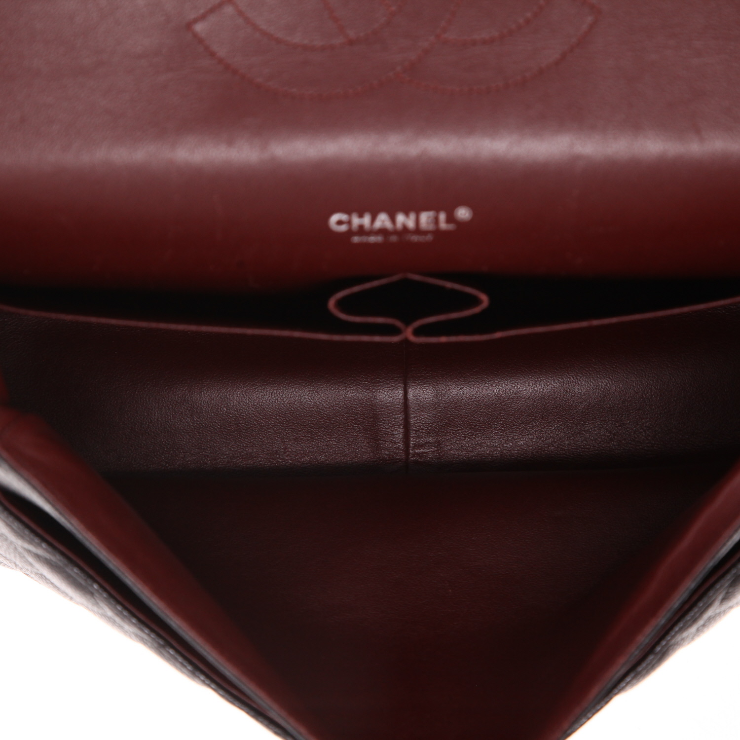 Bolso de mano Chanel  Timeless Maxi Jumbo en cuero granulado acolchado negro - Detail D3