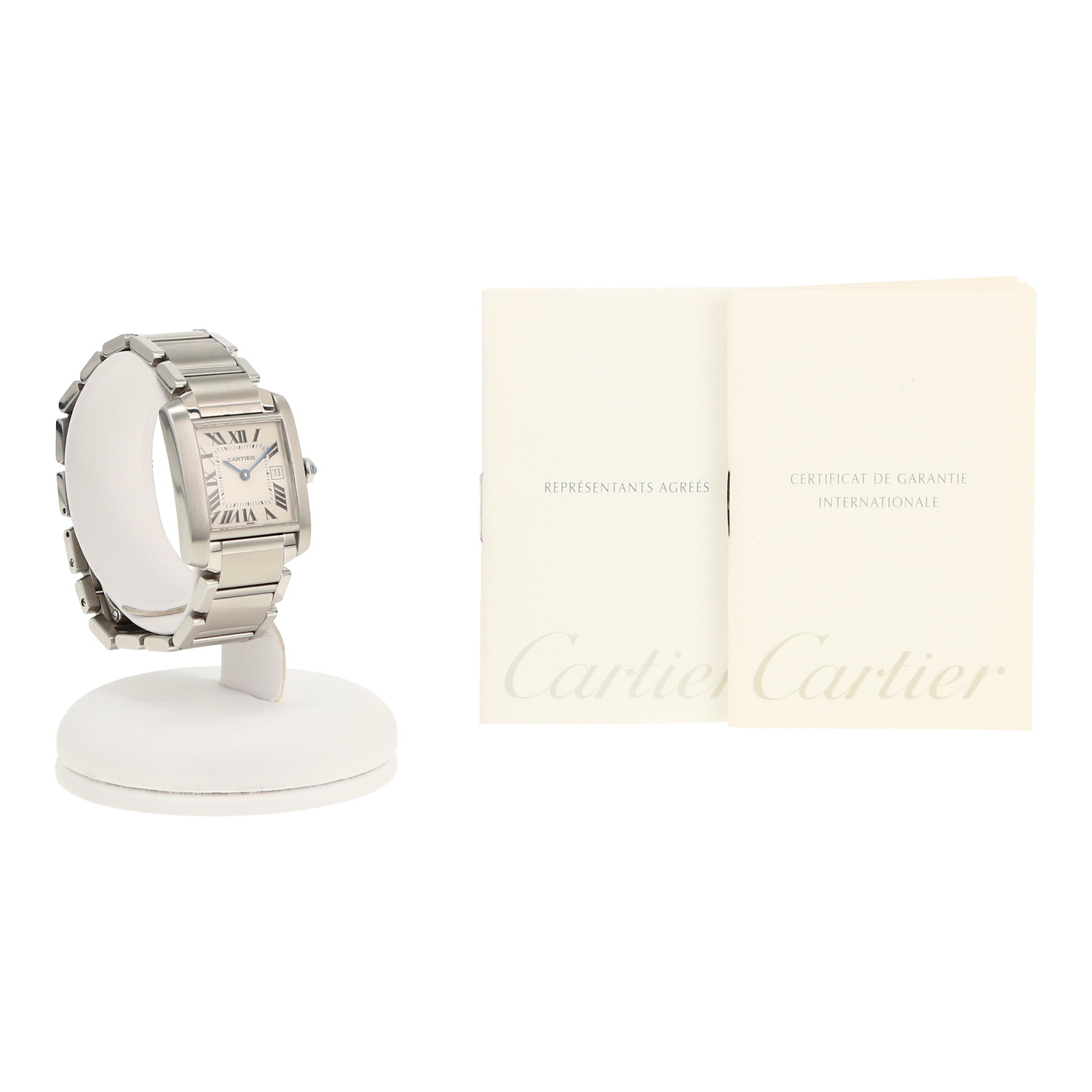 Orologio Cartier Tank Française in acciaio Circa 2000 - Detail D2