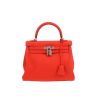 Sac à main Hermès  Kelly 25 cm en cuir Swift orange - 360 thumbnail