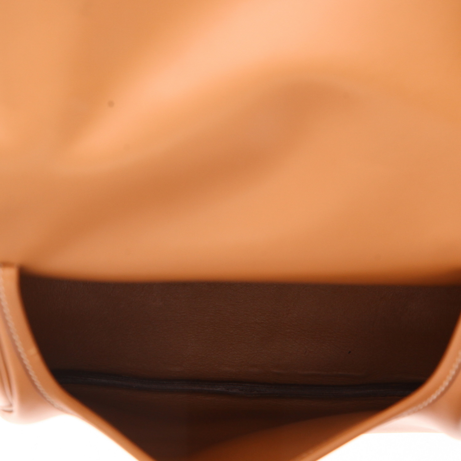 Bolso bandolera Hermès  Duffle en cuero natural - Detail D3