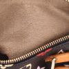 Bolso de mano Louis Vuitton  Nano Speedy en lona Monogram negra y multicolor y cuero natural - Detail D2 thumbnail