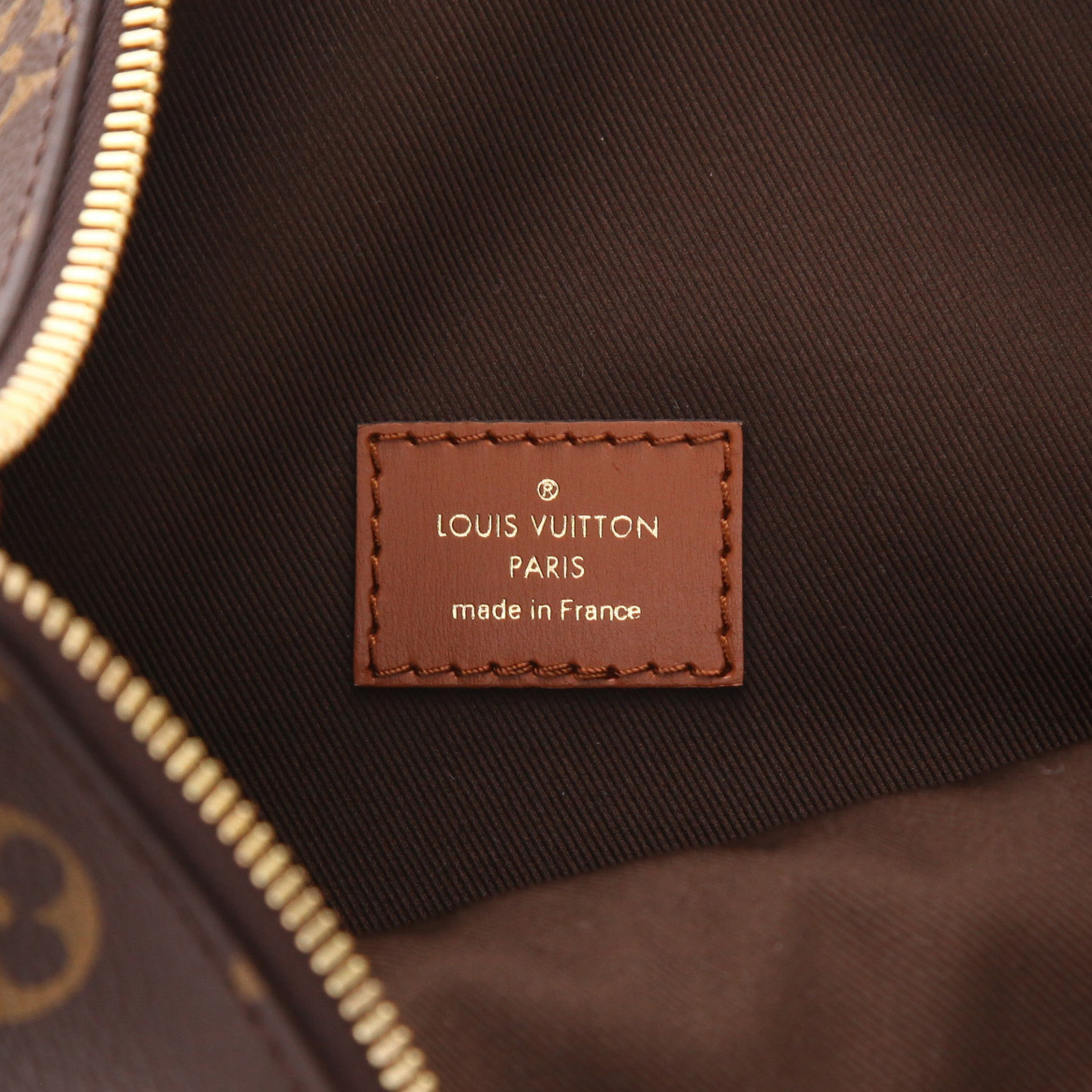 Louis Vuitton  Loop Hobo shoulder bag  monogram canvas  and brown leather - Detail D2