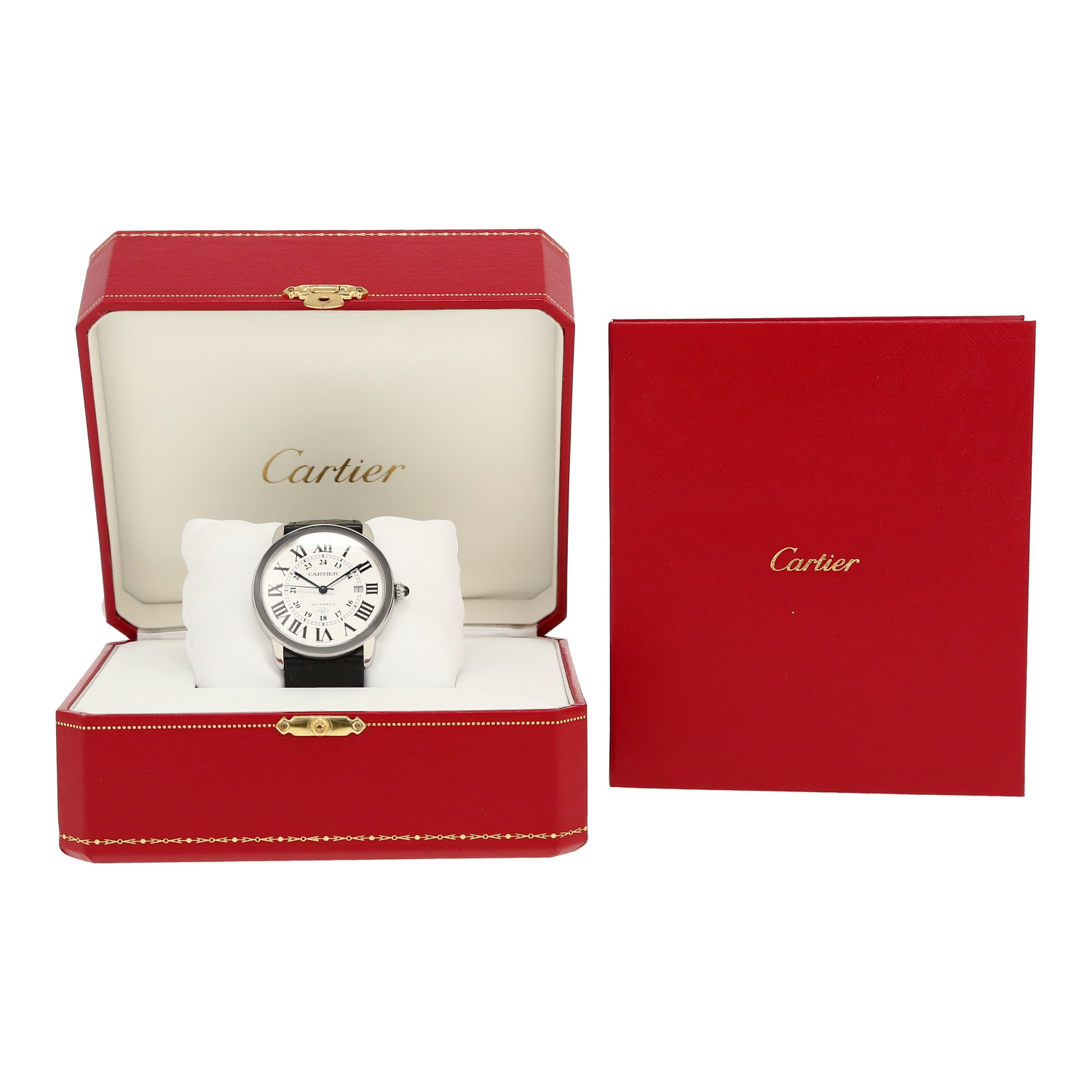 Orologio Cartier Ronde Solo in acciaio Ref: Cartier - 3802  Circa 2015