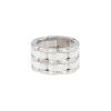 Flexible Chanel Ultra large model ring in white gold and ceramic - 00pp thumbnail