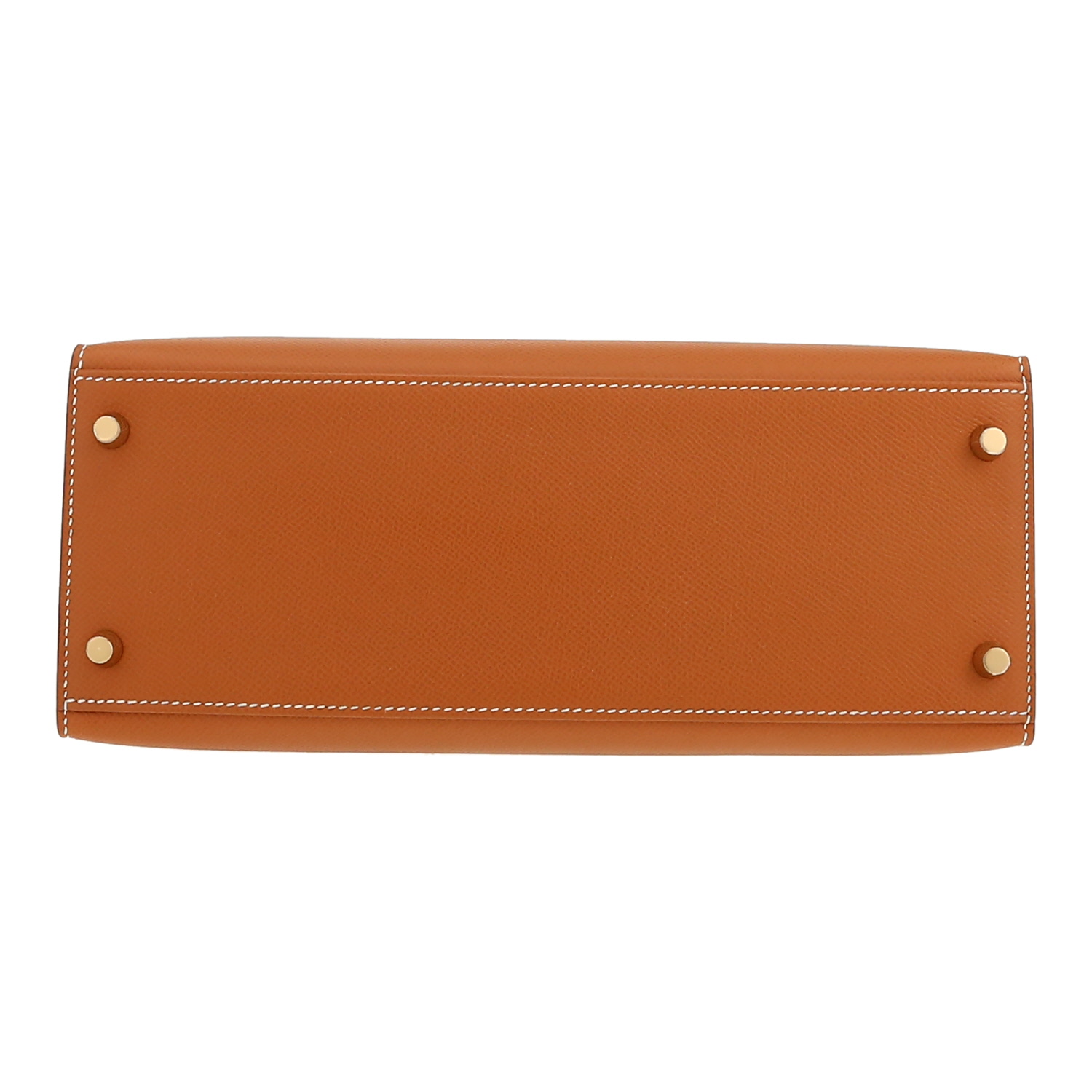 Borsa Hermès  Kelly 28 cm in pelle Epsom gold - Detail D1
