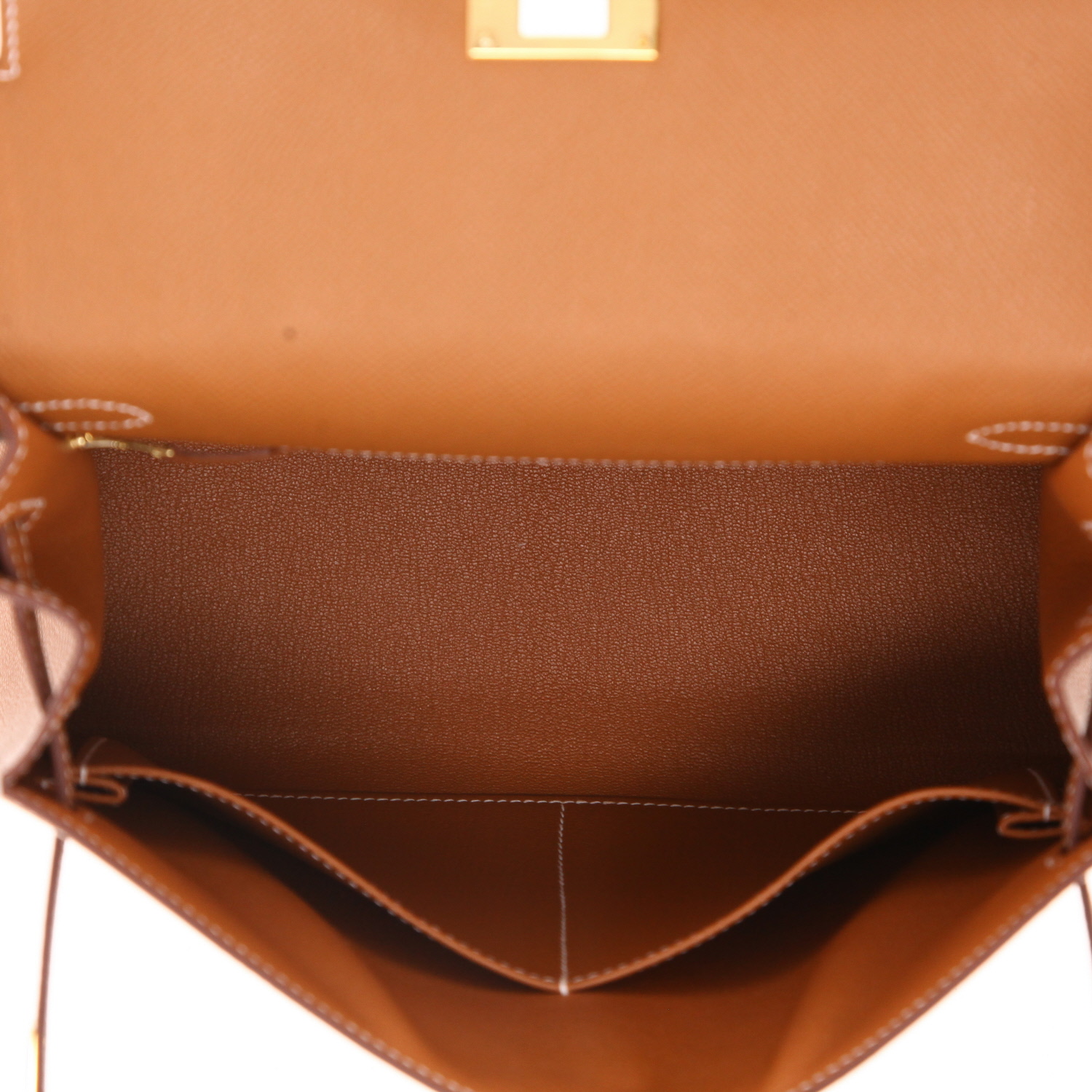 Borsa Hermès  Kelly 28 cm in pelle Epsom gold - Detail D3
