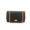 Chanel 2.55 shoulder bag  in grey quilted leather - 360 thumbnail