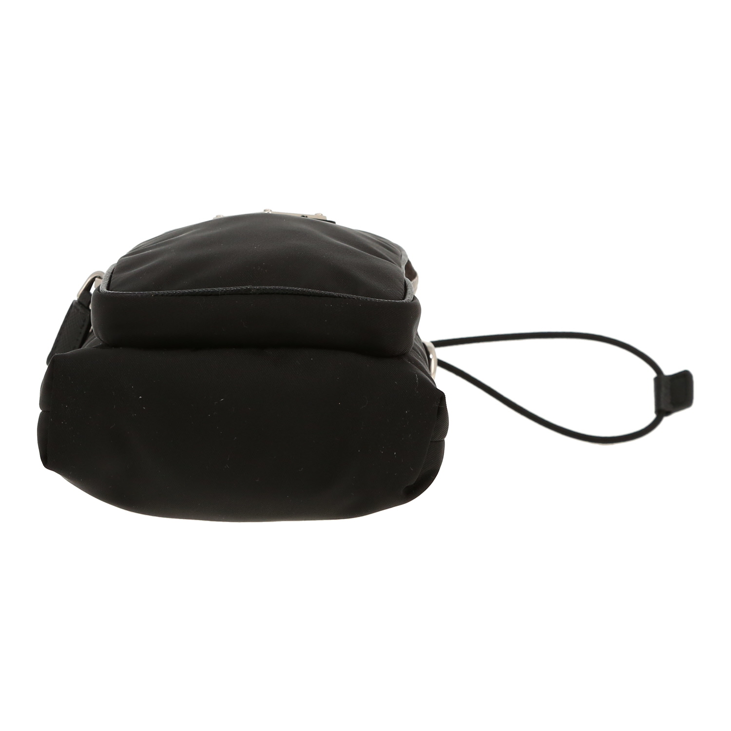 Borsa a tracolla Prada   mini  in tela nera - Detail D1