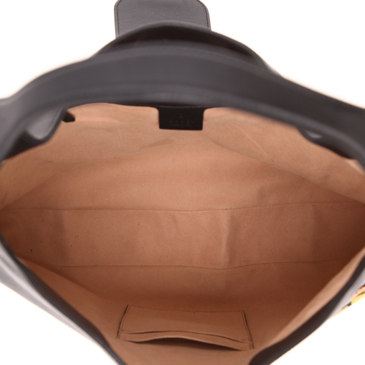 Gucci  Dionysus bag worn on the shoulder or carried in the hand  in black leather - Detail D3