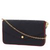 Borsa a tracolla Louis Vuitton  Félicie in pelle monogram con stampa blu marino - 00pp thumbnail