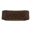 Borsa a tracolla Louis Vuitton  Odeon in tela monogram marrone e pelle nera - Detail D1 thumbnail
