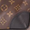 Borsa a tracolla Louis Vuitton  Odeon in tela monogram marrone e pelle nera - Detail D2 thumbnail