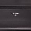 Chanel  Wallet on Chain shoulder bag  in black quilted leather - Detail D2 thumbnail