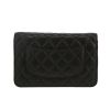Chanel  Wallet on Chain shoulder bag  in black quilted leather - Detail D4 thumbnail