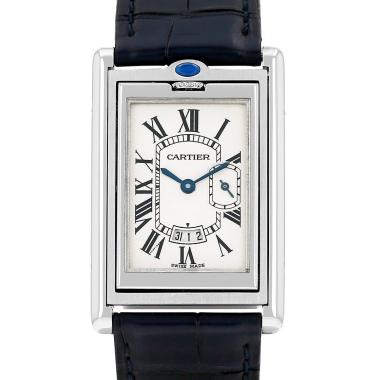 Montre Cartier Tank Basculante en acier Ref: Cartier - 2522  Vers 2005