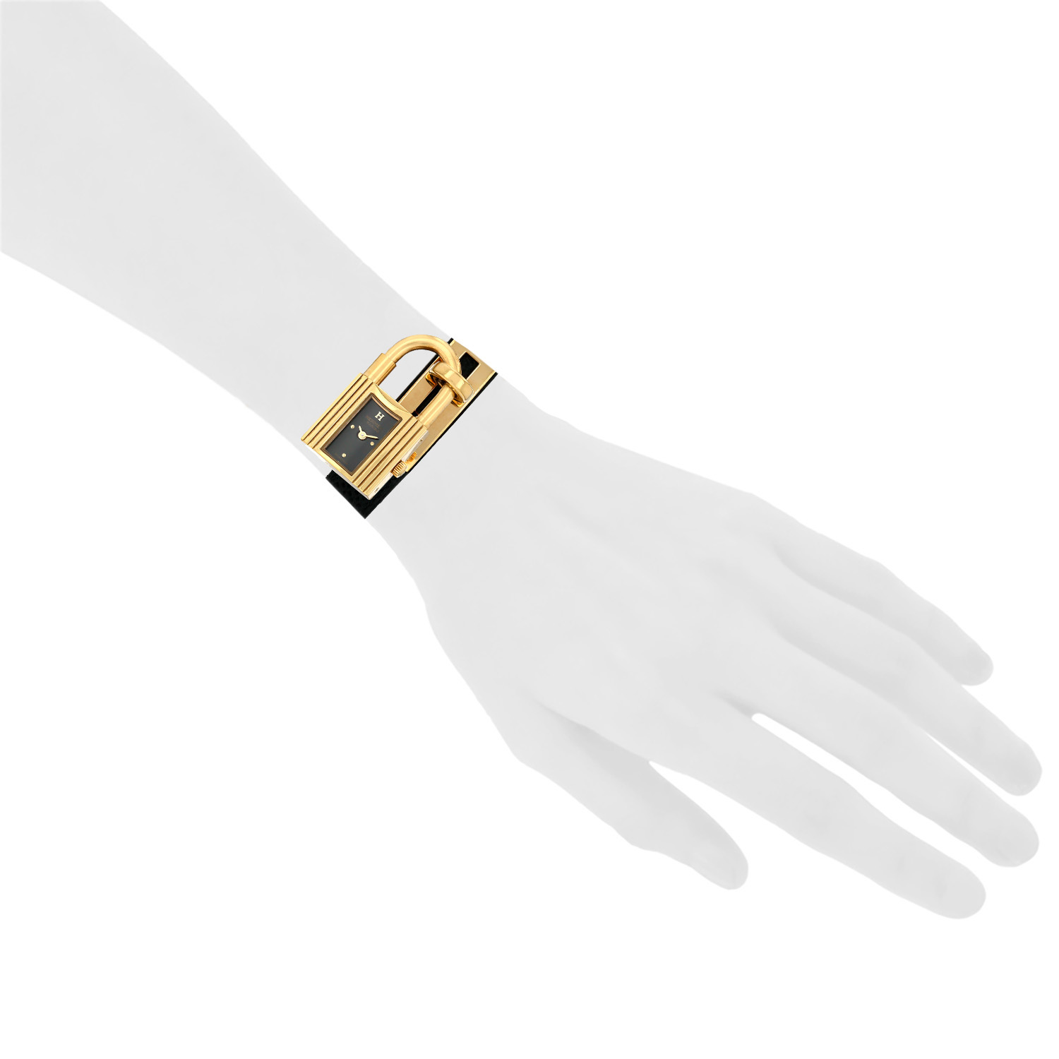 Orologio Hermès Montre Kelly in oro placcato Circa 2000 - Detail D1